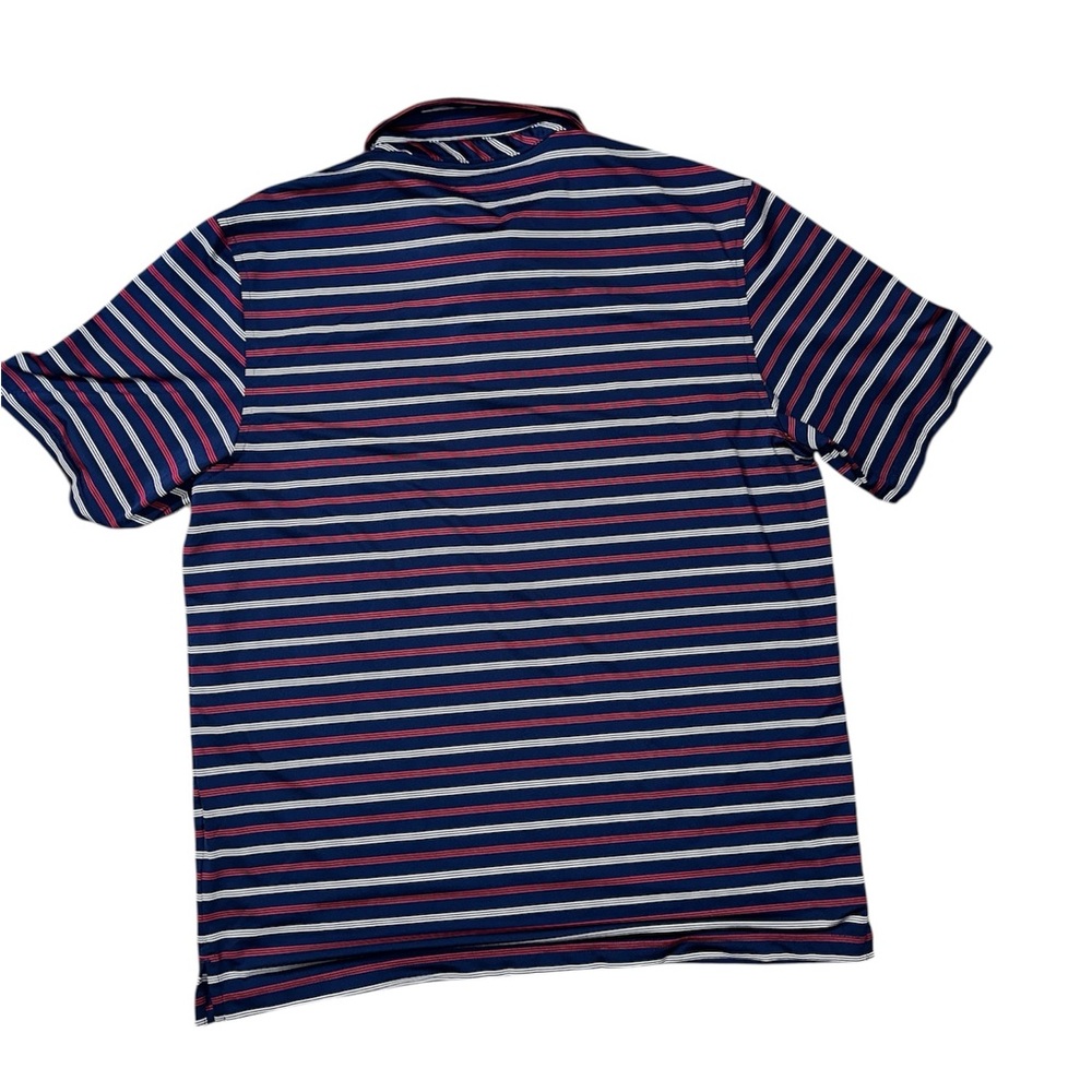 Vineyard Vines performance Navy and red Striped Men's Shirt large - Picture 3 of 3